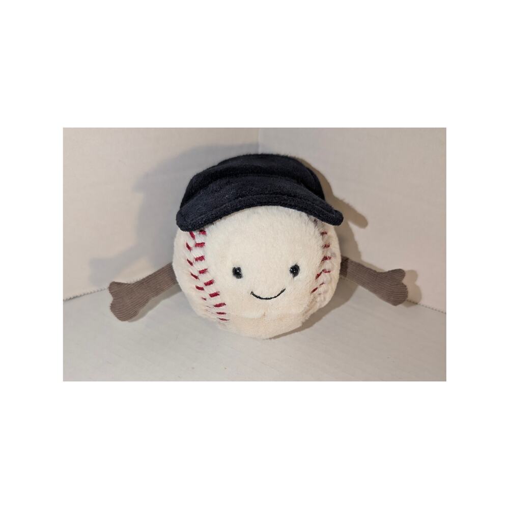 Jellycat Baseball Plush Stuffed Animal Authentic Amuseables Sports Hat